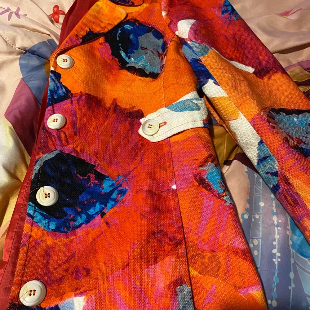 Multicolored Light Coat/Jacket - image 6